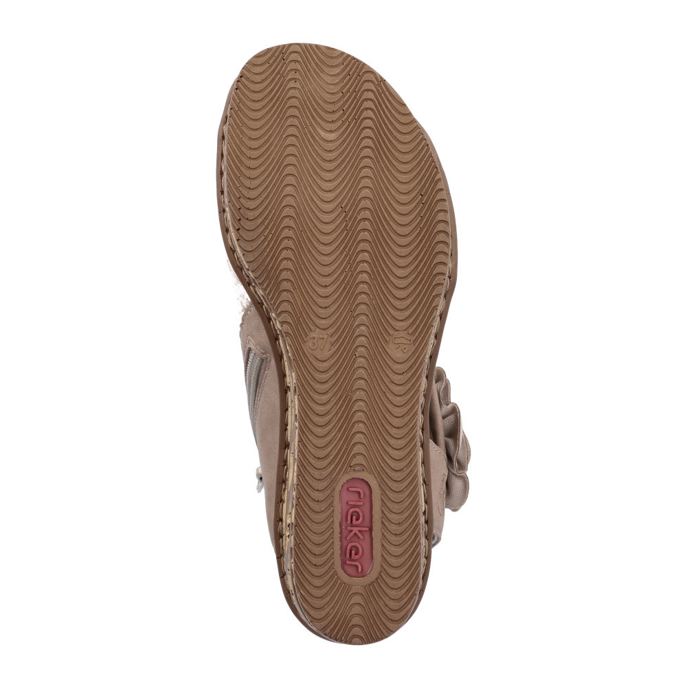 detail Dámské sandály RIEKER 68180-60   BEIGE   F/S6