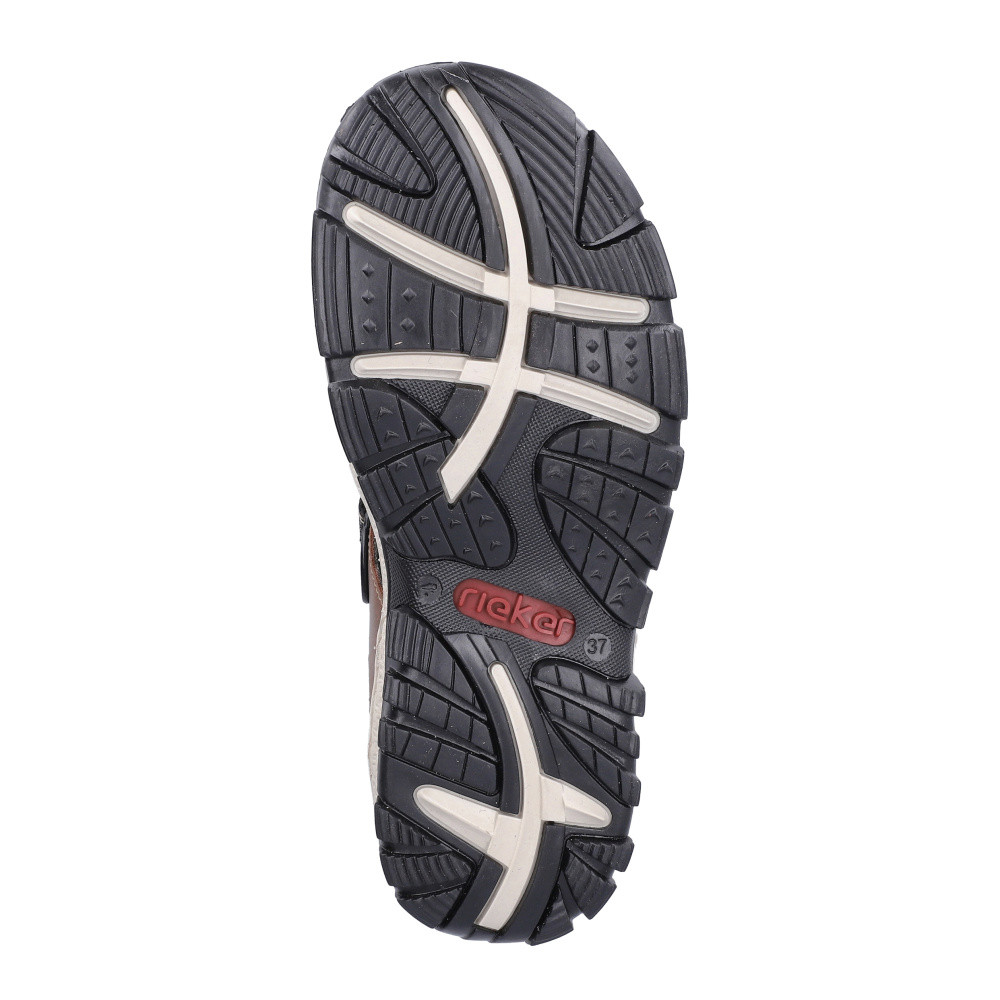 detail Dámské sandály RIEKER 68851-22 hnědá S6