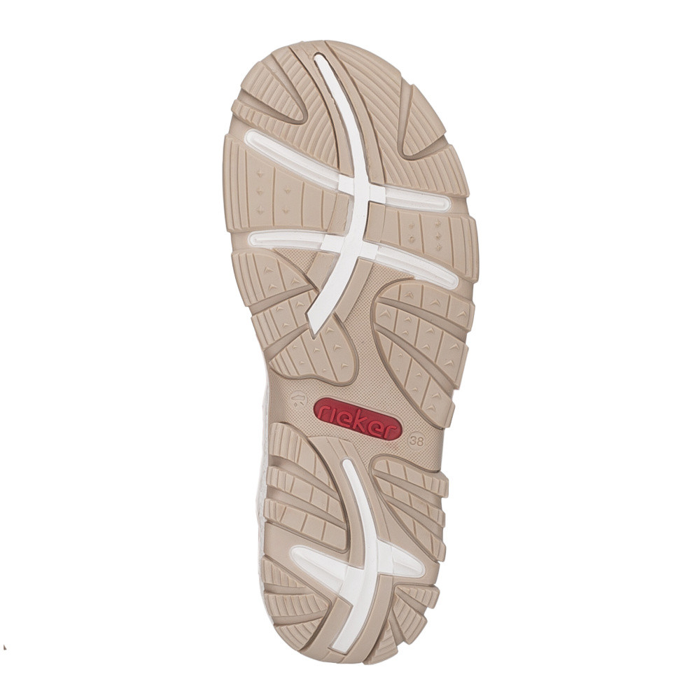 detail Dámské sandály RIEKER 68879-95 béžová S6