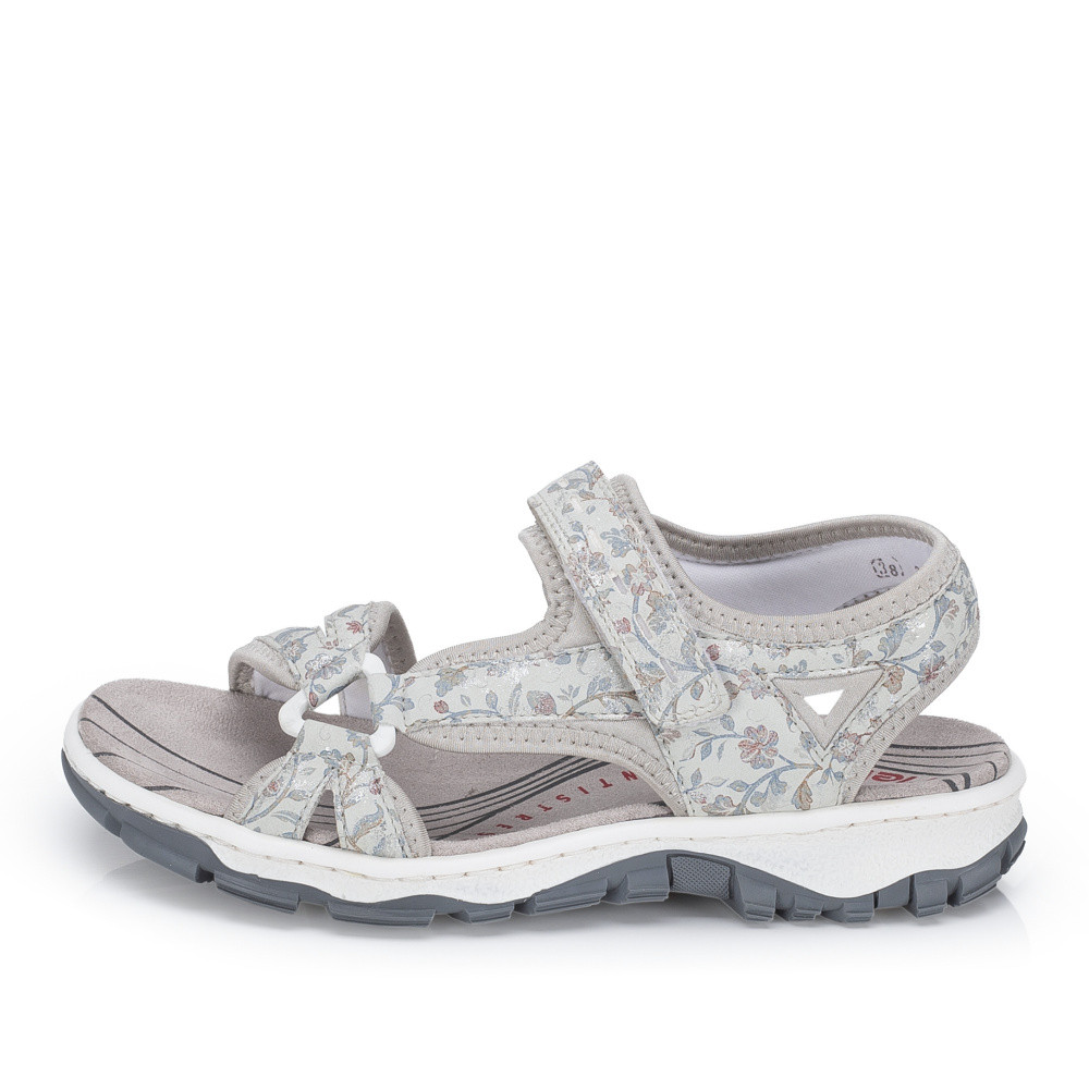 detail Dámské sandály RIEKER 68879-96 šedá S6