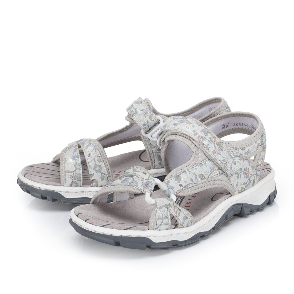 detail Dámské sandály RIEKER 68879-96 šedá S6