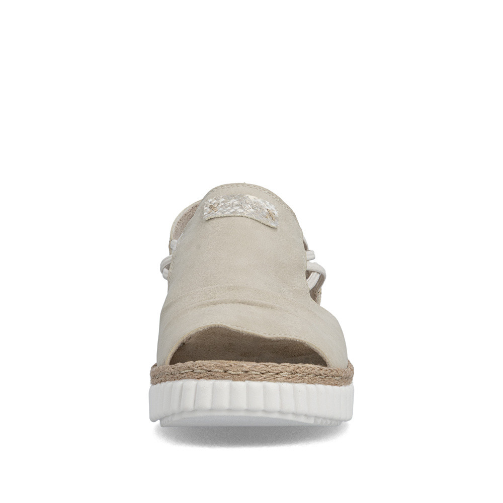 detail Dámské sandály RIEKER 69262-62 béžová S6