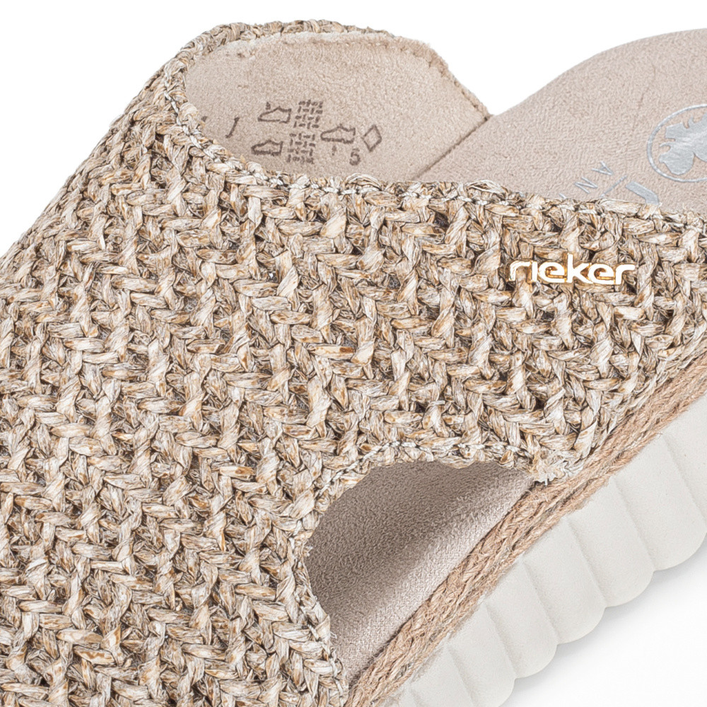 detail Dámské nazouváky RIEKER 69280-60 béžová S6