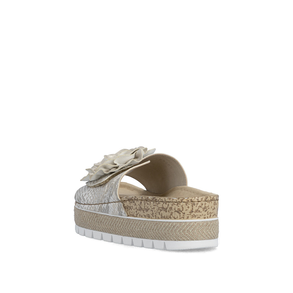 detail Dámské nazouváky RIEKER 69562-90 zlatá S6