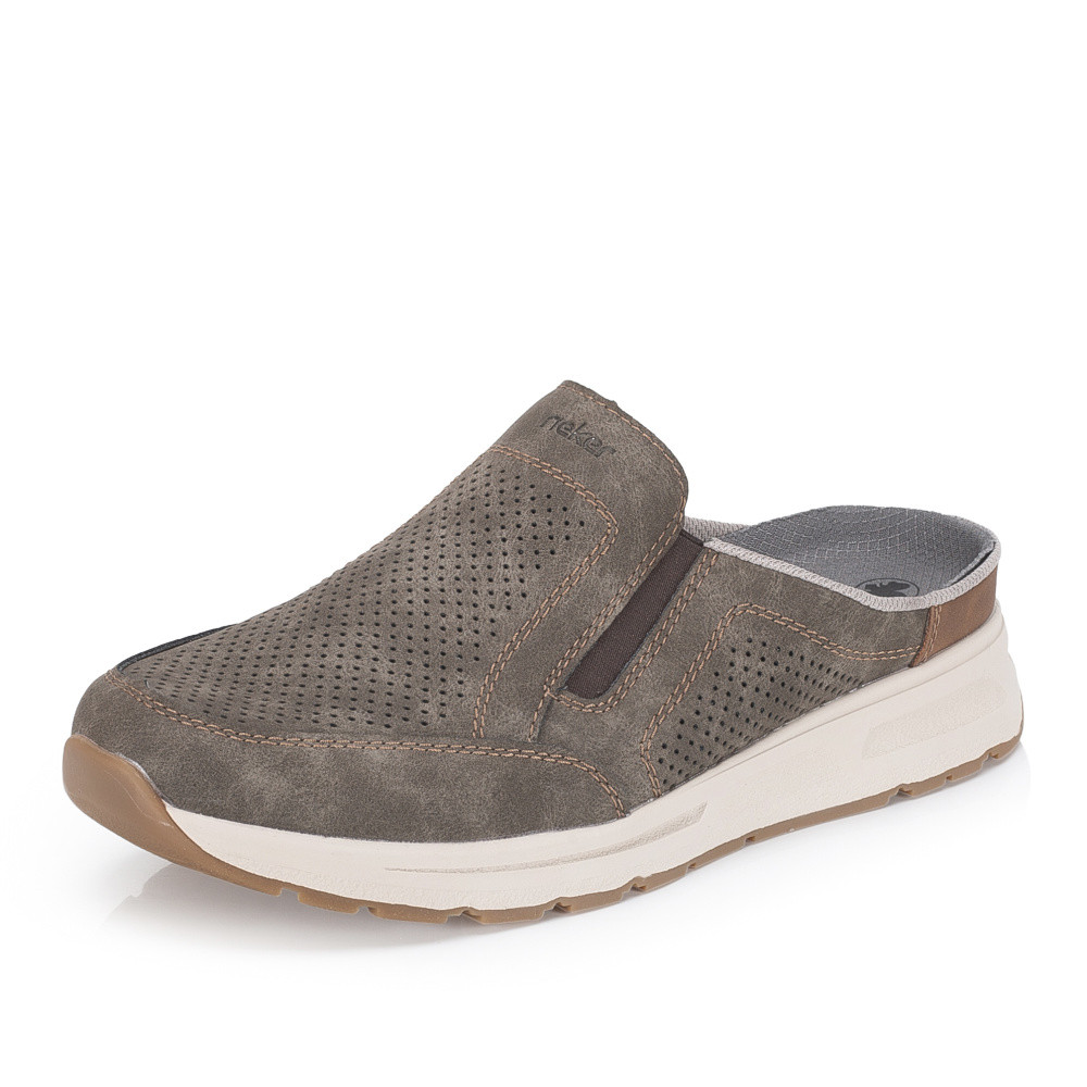 detail Pánské nazouváky RIEKER B0760-25 hnědá S6