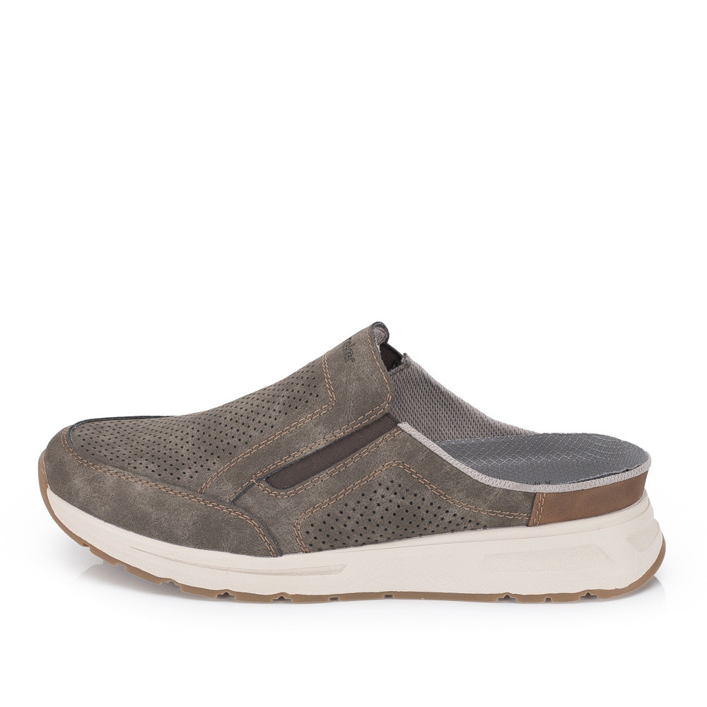 detail Pánské nazouváky RIEKER B0760-25 hnědá S6