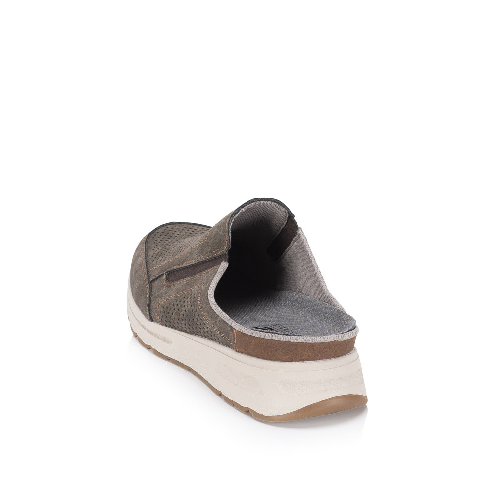 detail Pánské nazouváky RIEKER B0760-25 hnědá S6