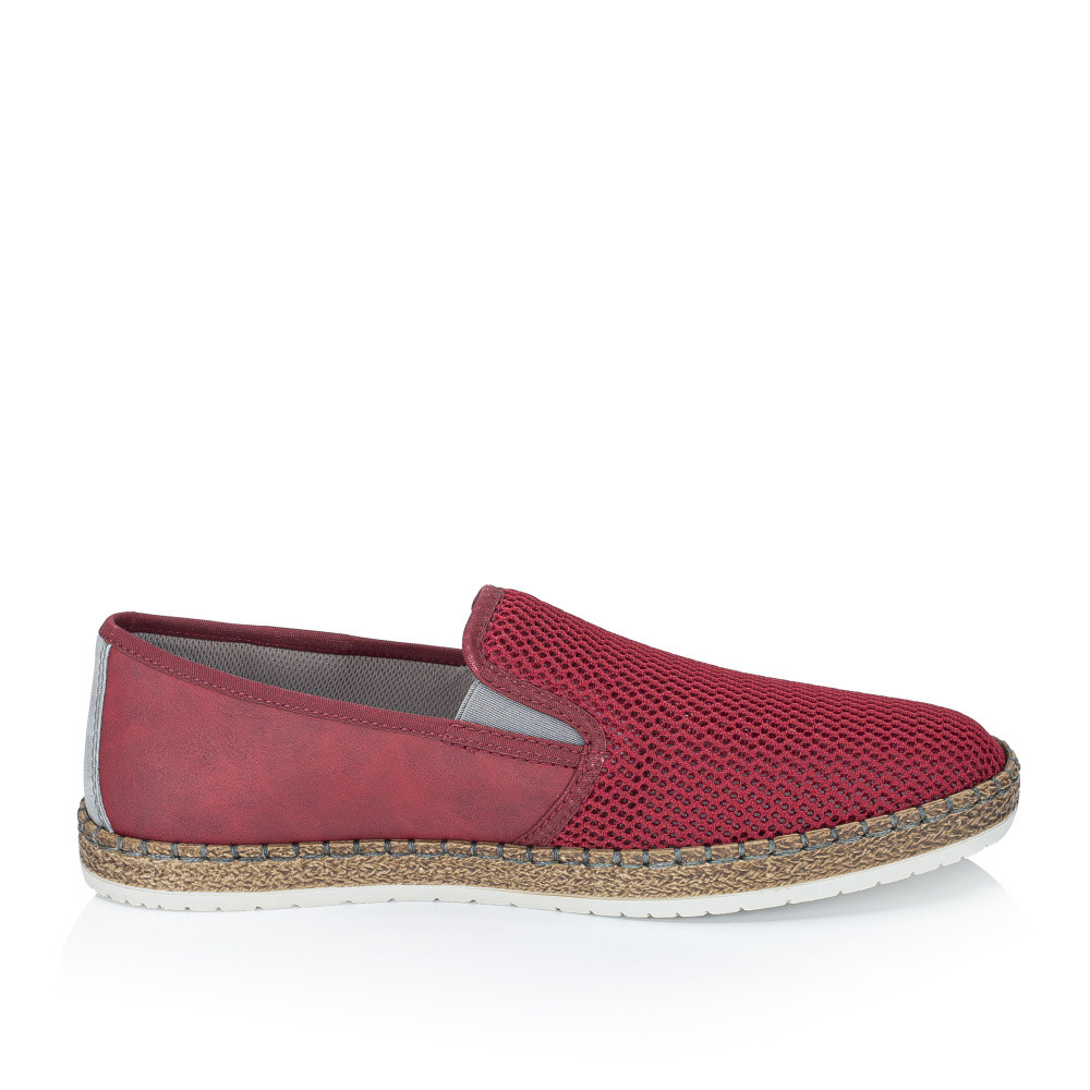 detail Pánské mokasíny RIEKER B5265-33 červená S6