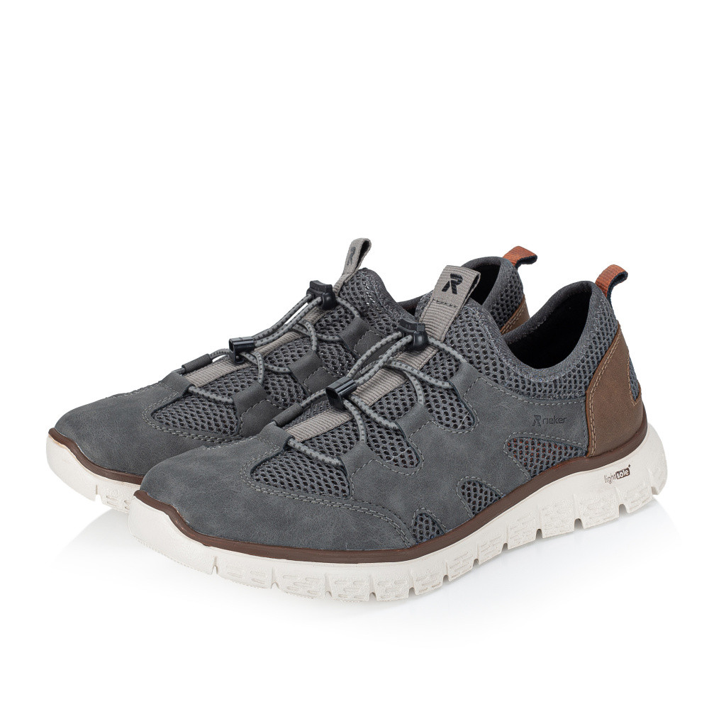 detail Pánské tenisky RIEKER B6678-45 šedá S6