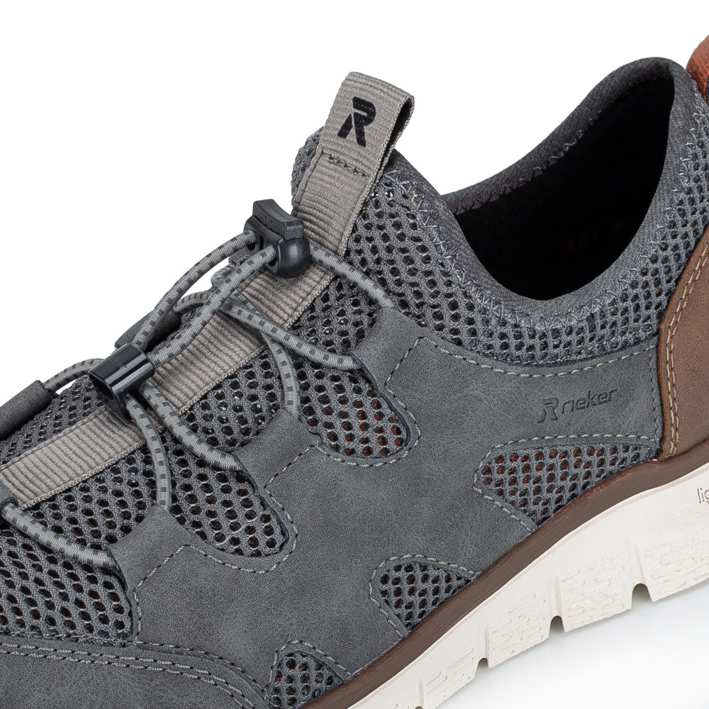 detail Pánské tenisky RIEKER B6678-45 šedá S6