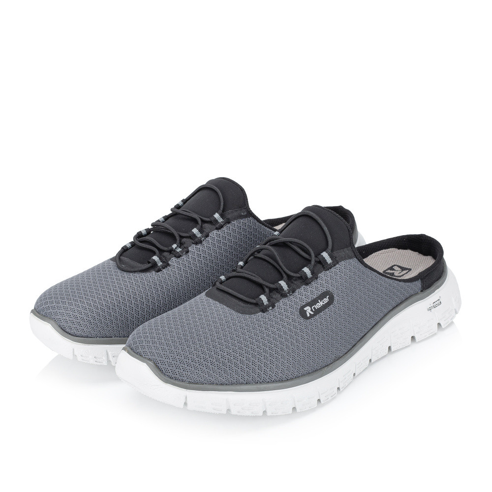 detail Pánské nazouváky RIEKER B6681-45 šedá S6