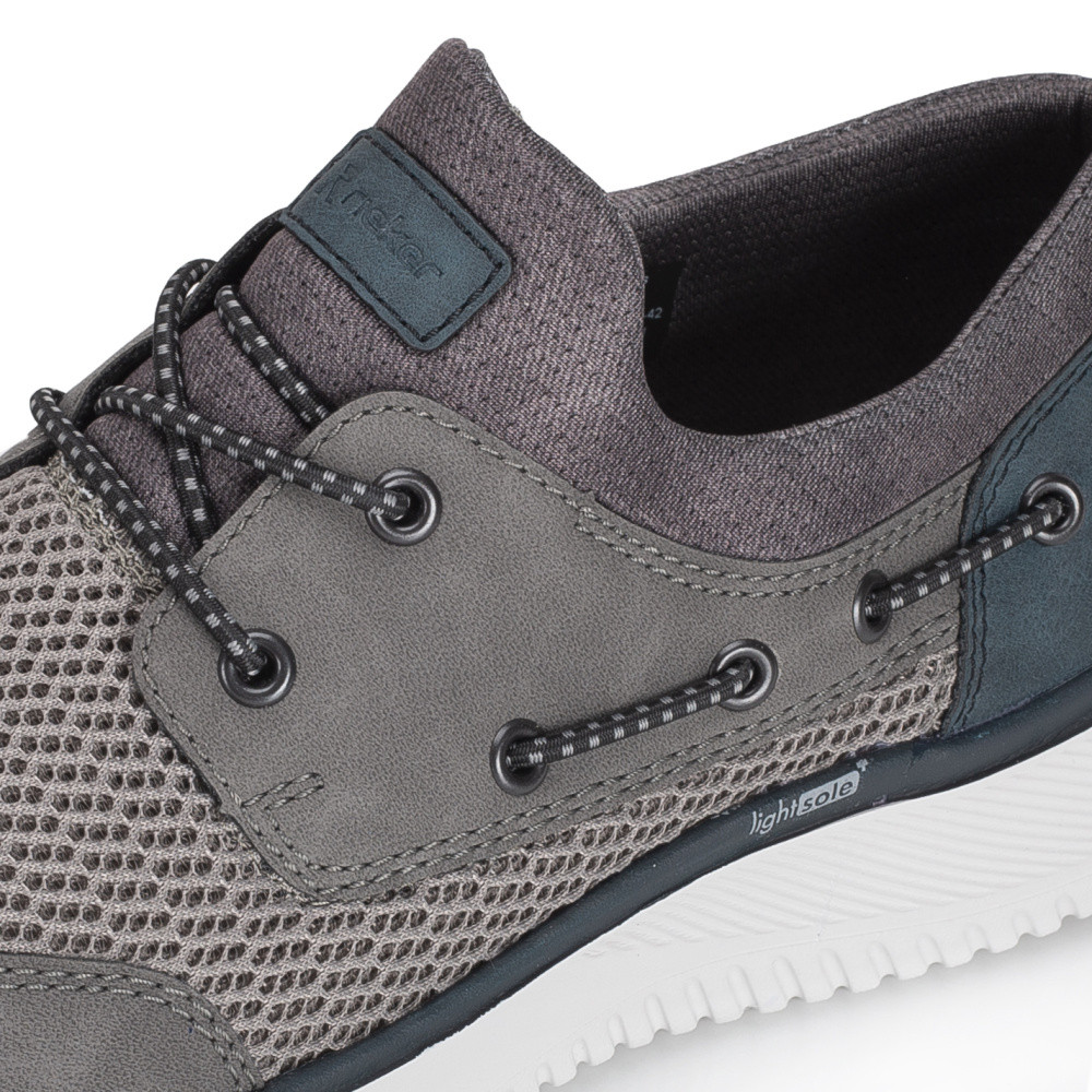 detail Pánské tenisky RIEKER B9643-42 šedá S6