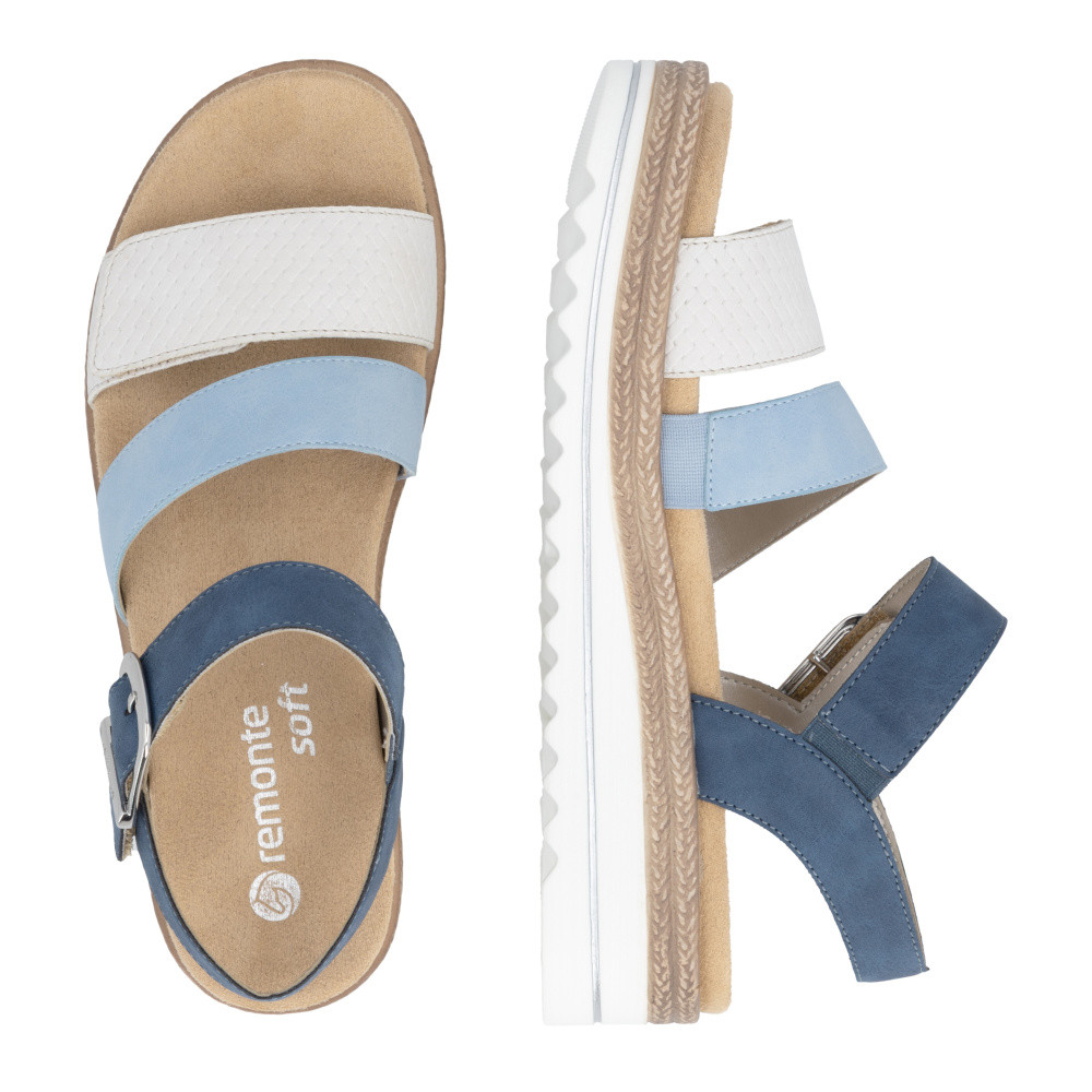 detail Dámské sandály REMONTE D0Q55-14 modrá S6