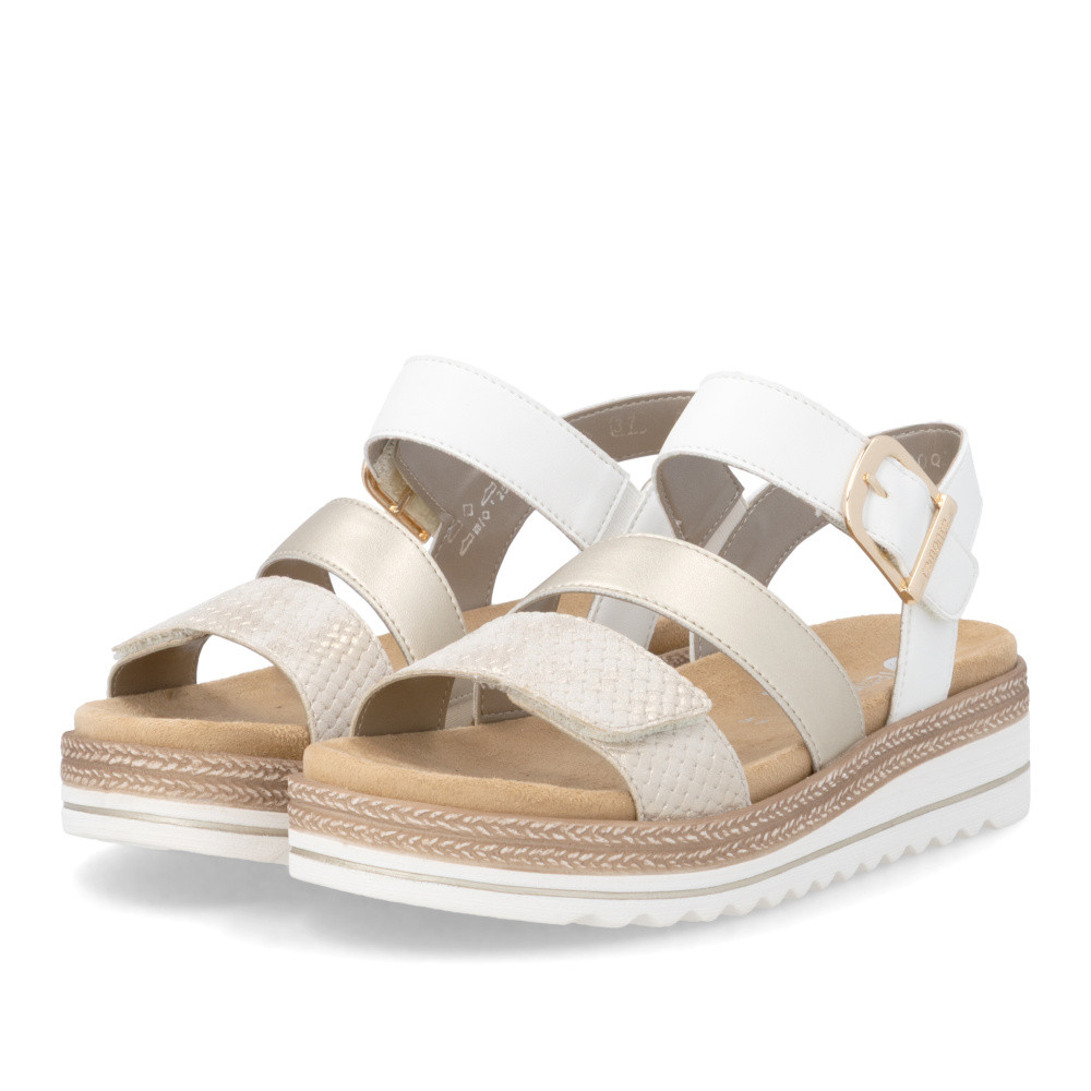 detail Dámské sandály REMONTE D0Q55-92 zlatá S6