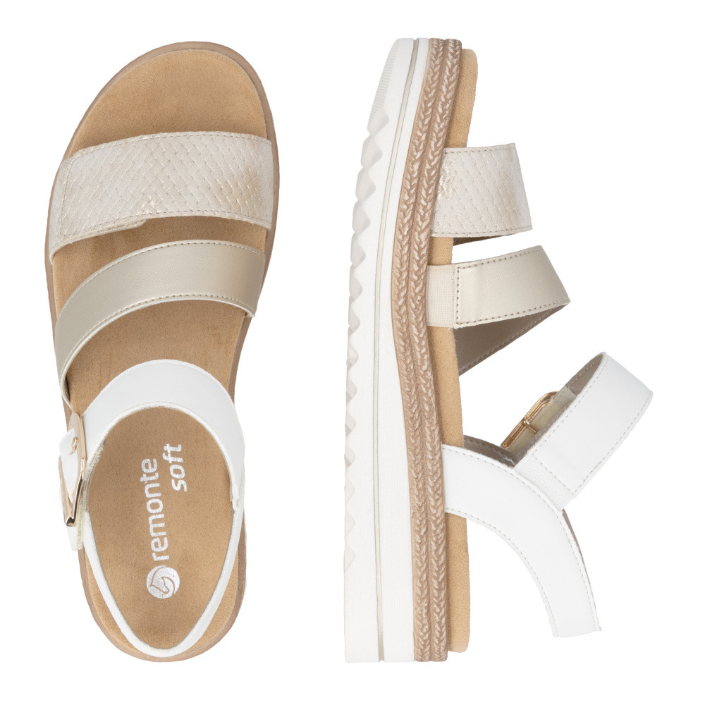 detail Dámské sandály REMONTE D0Q55-92 zlatá S6