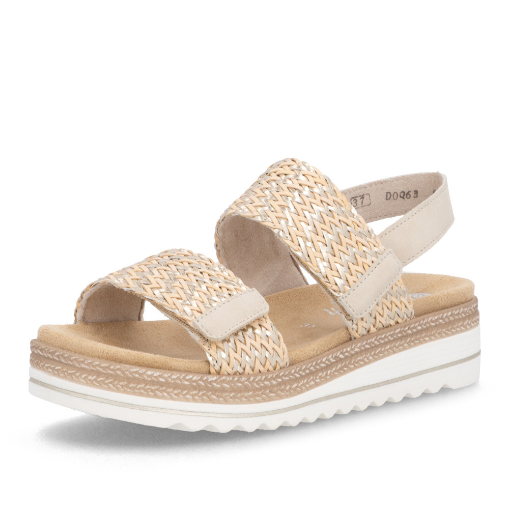 detail Dámské sandály REMONTE D0Q63-90 béžová S6