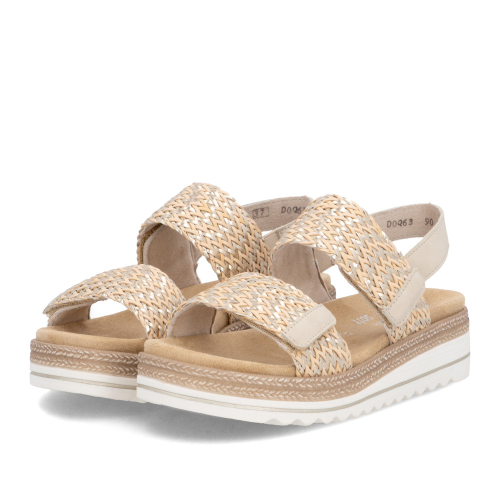 detail Dámské sandály REMONTE D0Q63-90 béžová S6