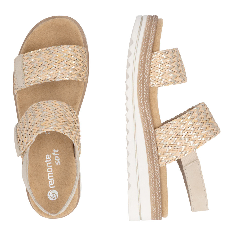 detail Dámské sandály REMONTE D0Q63-90 béžová S6