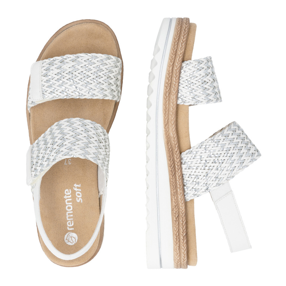 detail Dámske sandále REMONTE D0Q63-91 biela S6