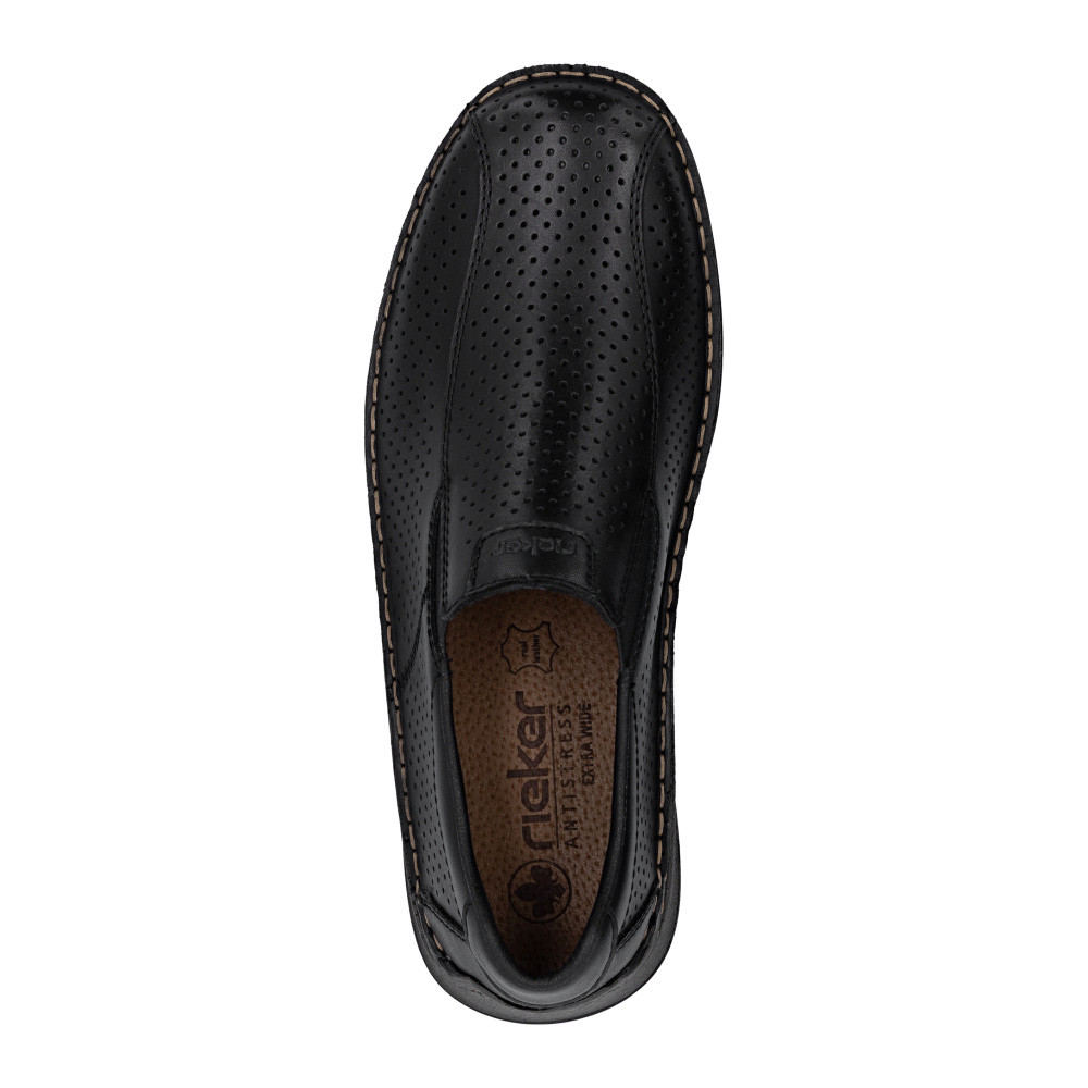 detail Pánské mokasíny RIEKER 05272-00 černá S6