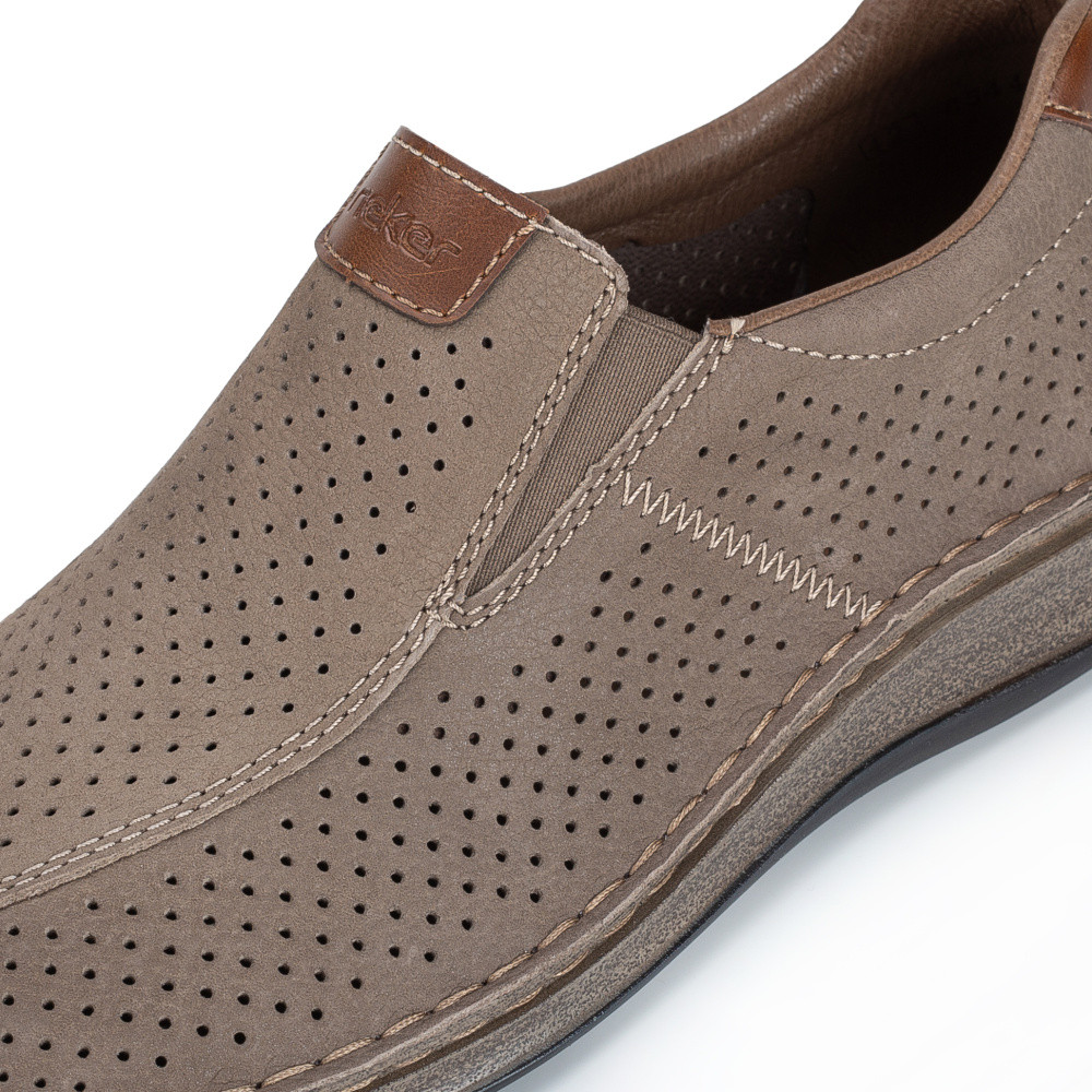 detail Pánské mokasíny RIEKER 05272-64 hnědá S6