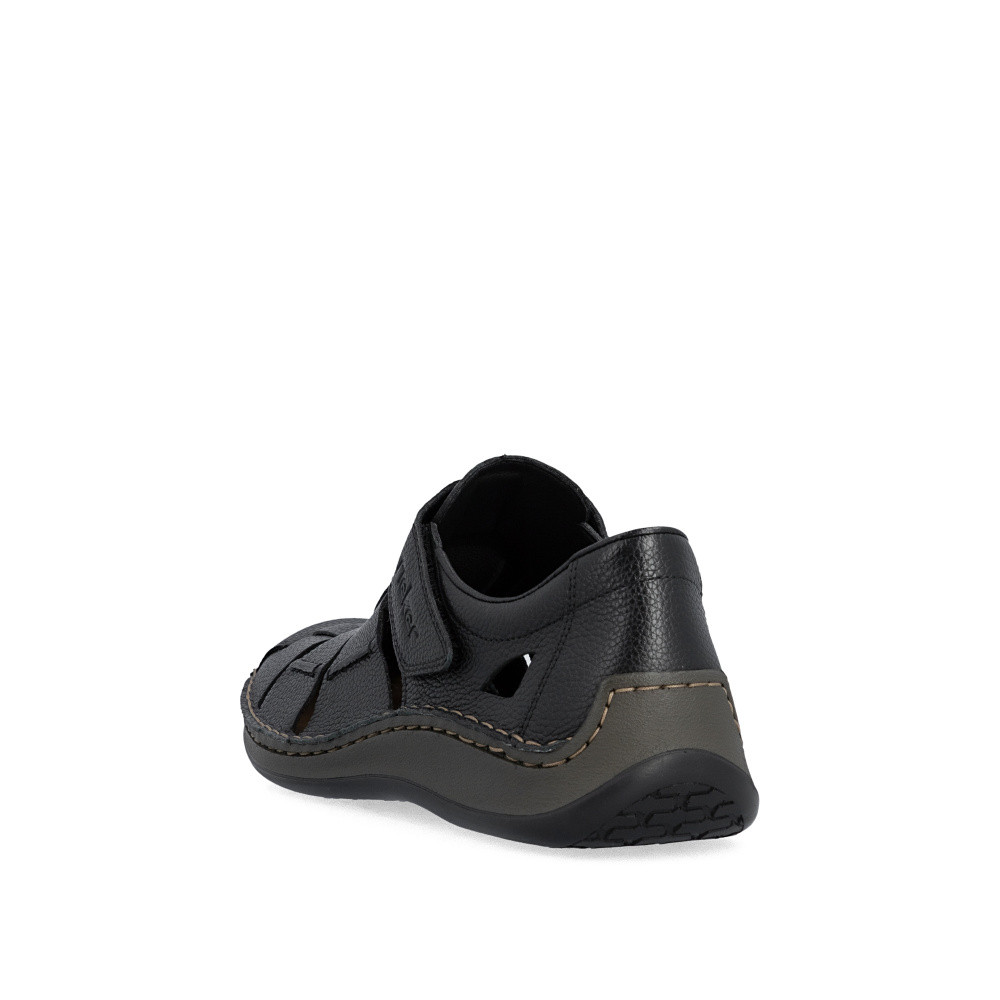 detail Pánské sandály RIEKER 05281-00 černá S6