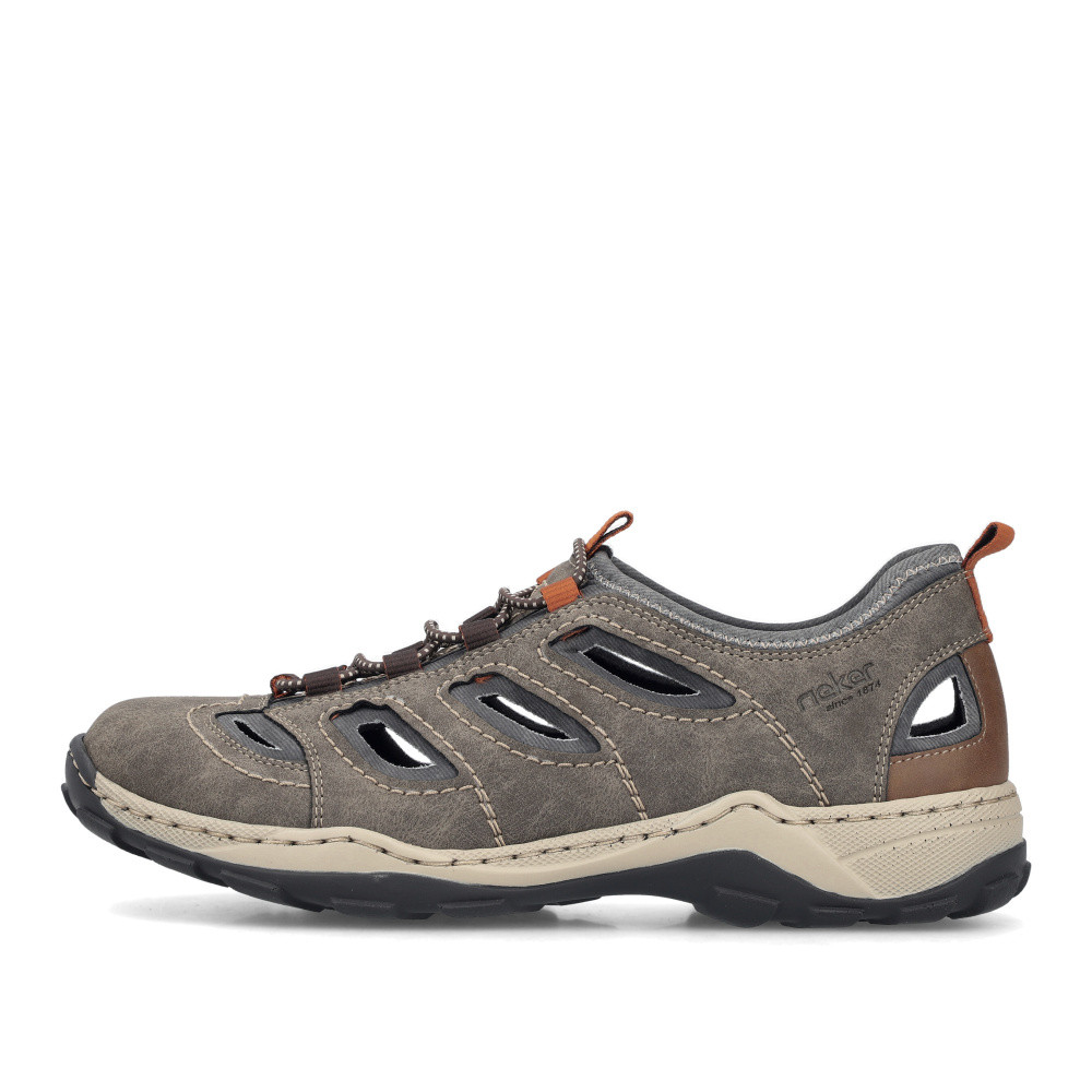 detail Pánské sandály RIEKER 08065-29 hnědá S6