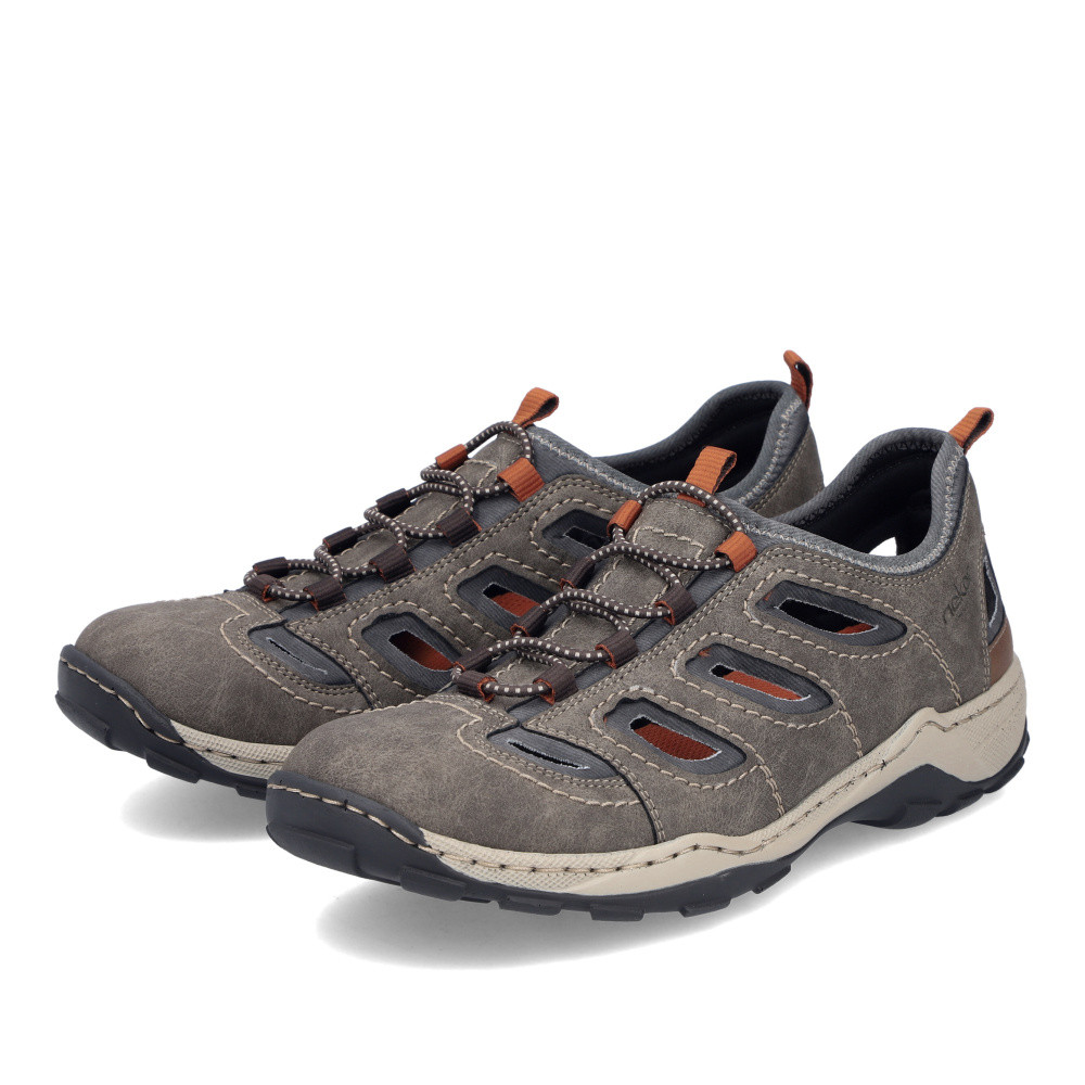 detail Pánské sandály RIEKER 08065-29 hnědá S6