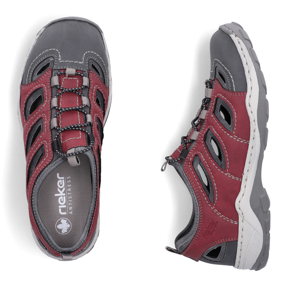 detail Pánské sandály RIEKER 08065-33 červená S6