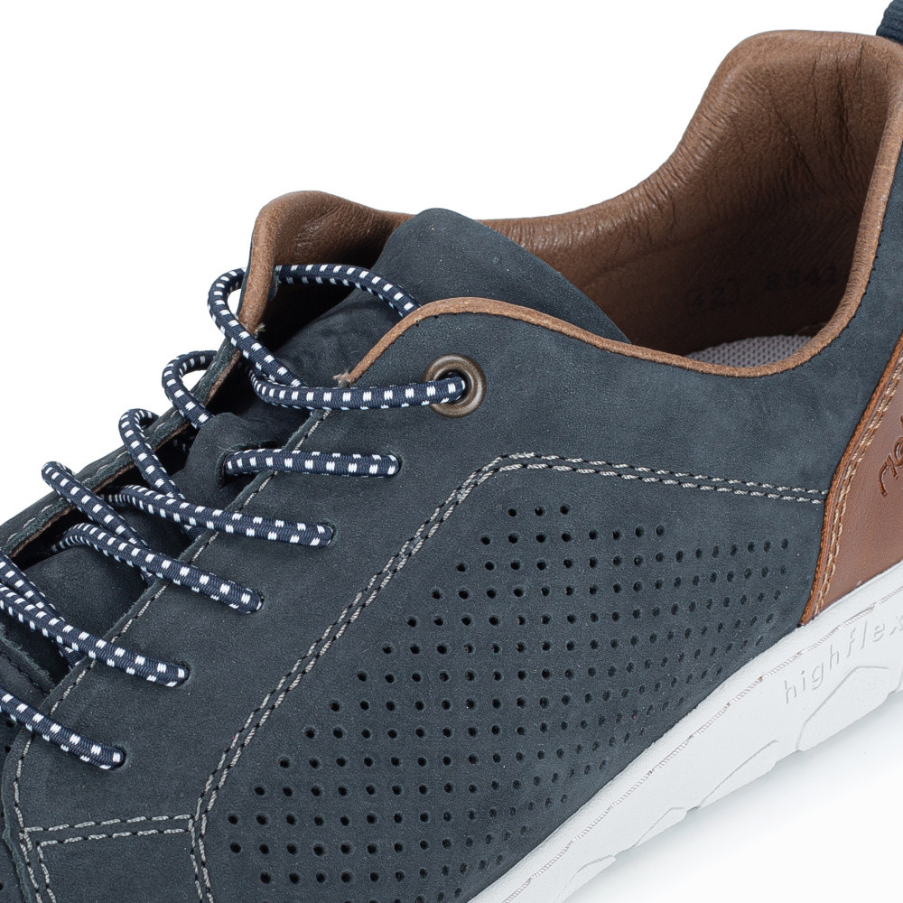 detail Pánské polobotky RIEKER 08315-14 modrá S6