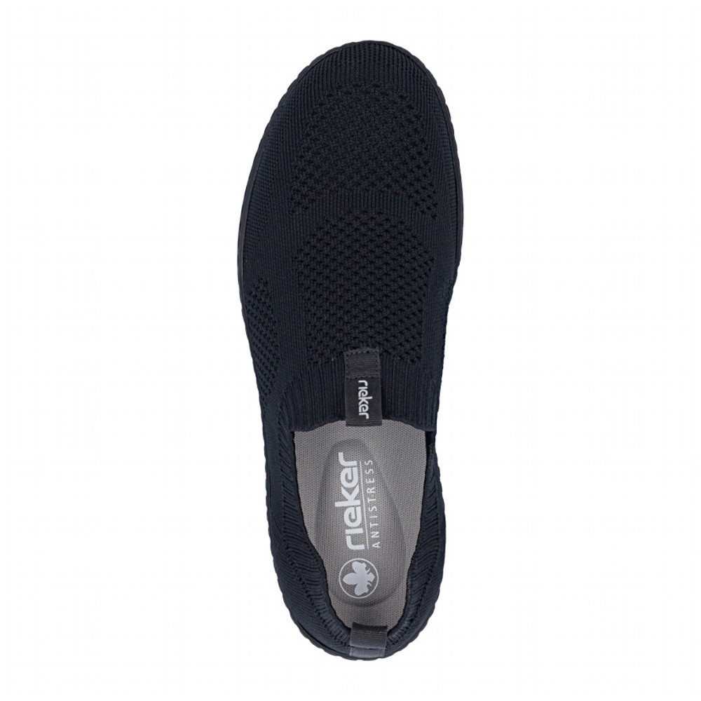 detail Pánské mokasíny RIEKER 08357-00 černá S6