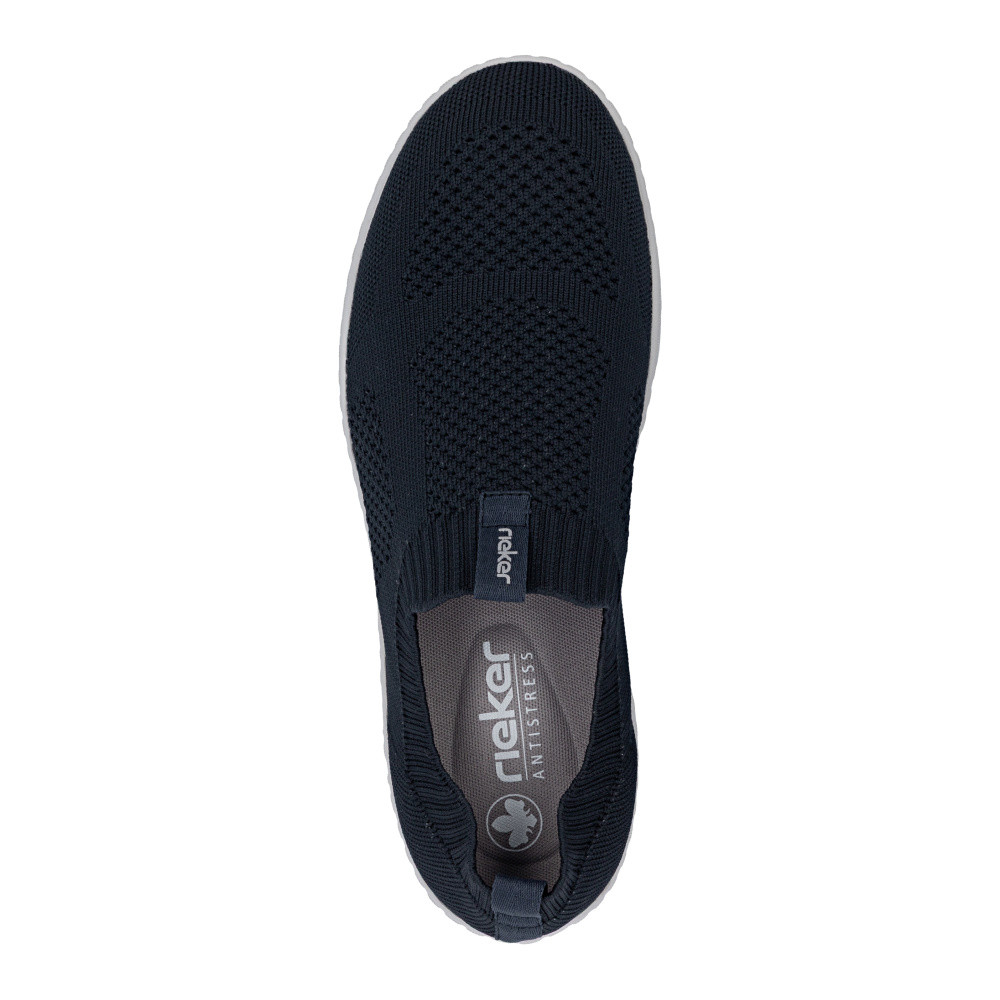 detail Pánské mokasíny RIEKER 08357-14 modrá S6