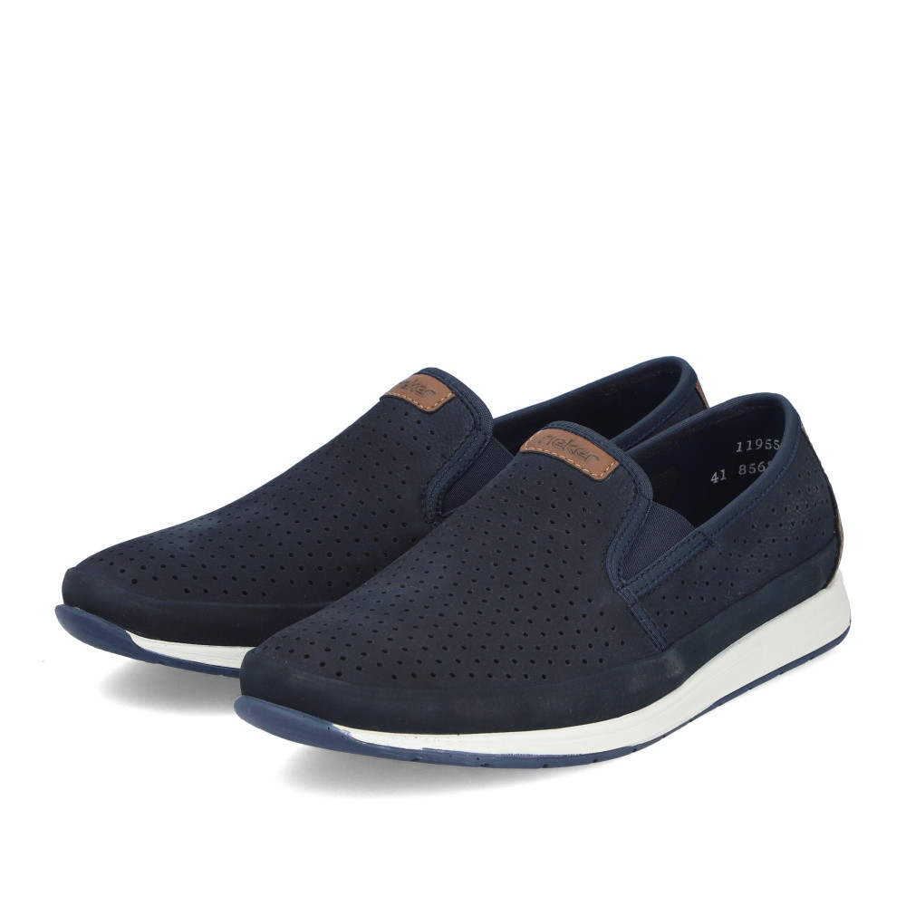 detail Pánské mokasíny RIEKER 11955-14 modrá S6