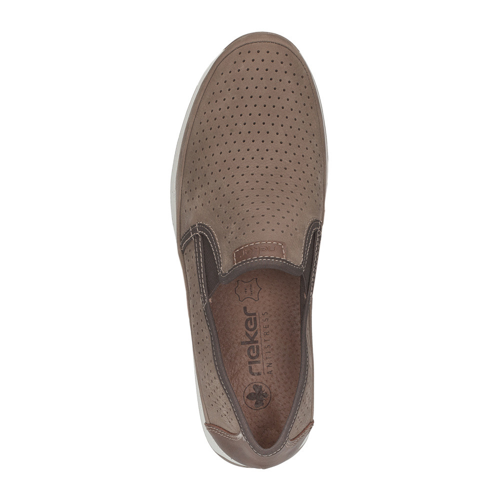 detail Pánské mokasíny RIEKER 11955-64 béžová S6