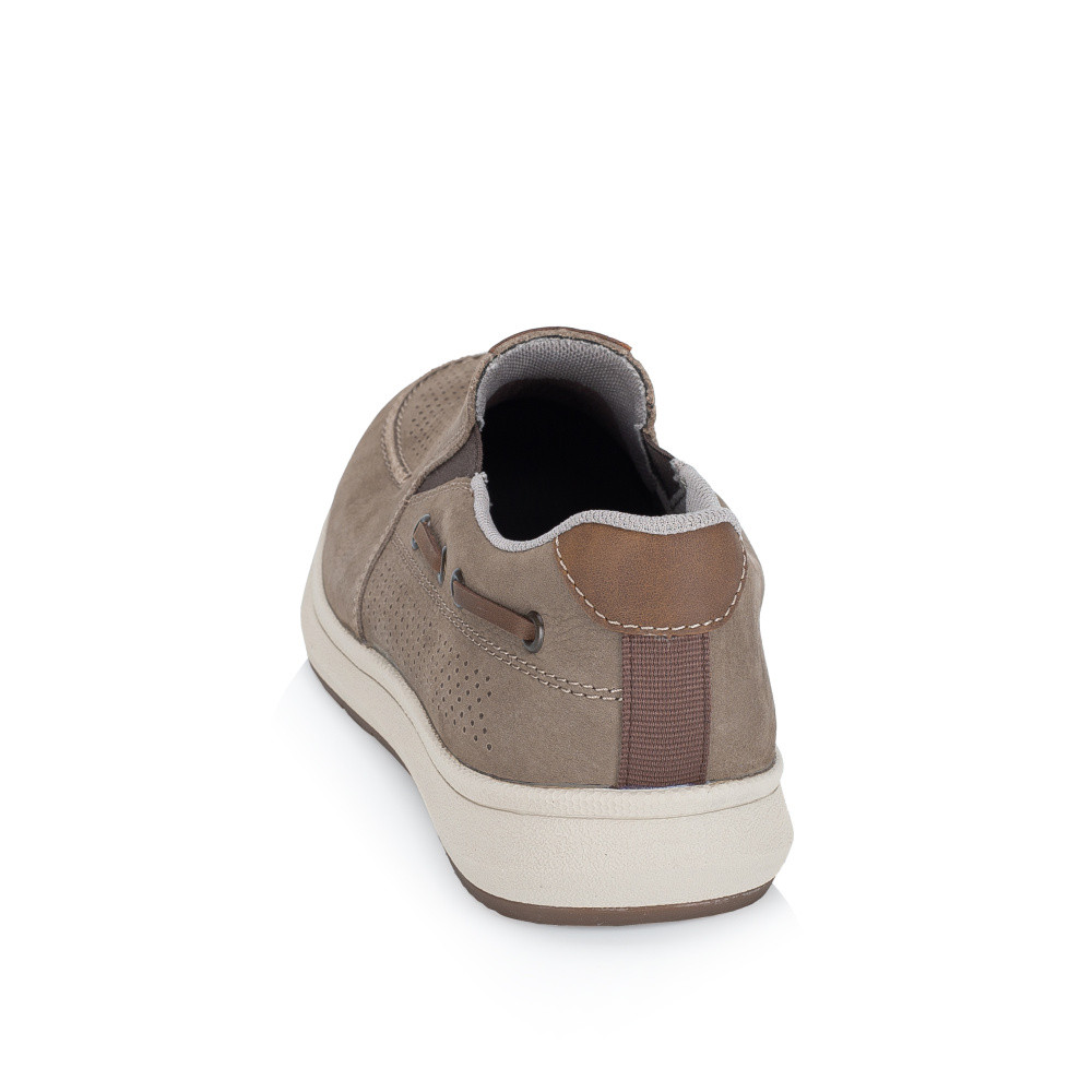 detail Pánské mokasíny RIEKER 16968-64 béžová S6