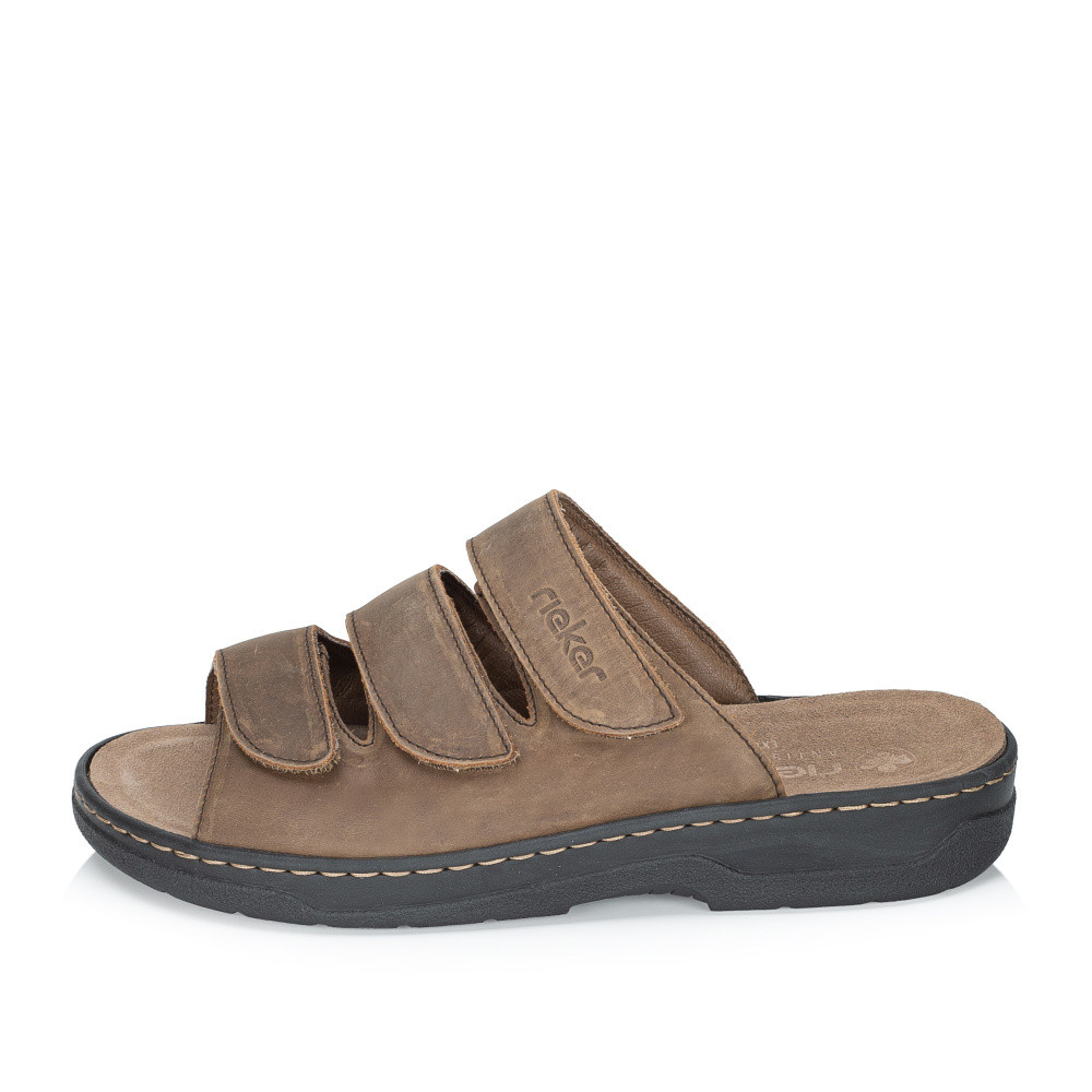 detail Pánské nazouváky RIEKER 20369-25 hnědá S6