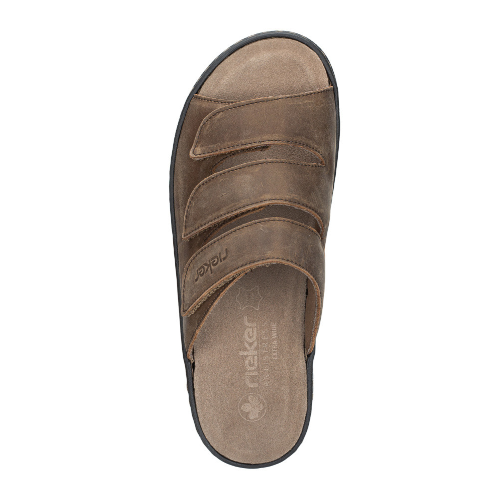 detail Pánské nazouváky RIEKER 20369-25 hnědá S6