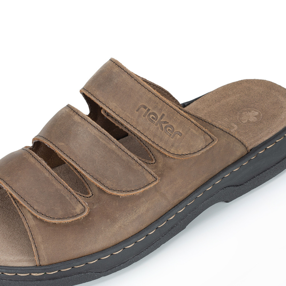 detail Pánské nazouváky RIEKER 20369-25 hnědá S6