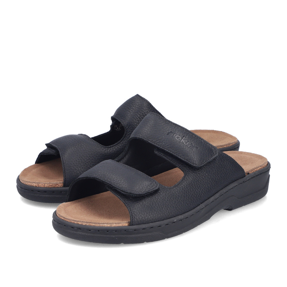 detail Pánské nazouváky RIEKER 20390-00 černá S6