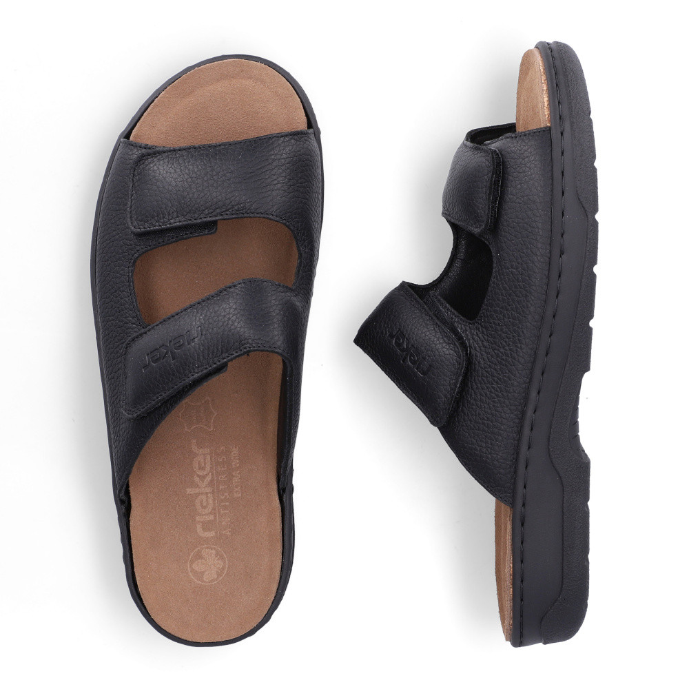 detail Pánské nazouváky RIEKER 20390-00 černá S6