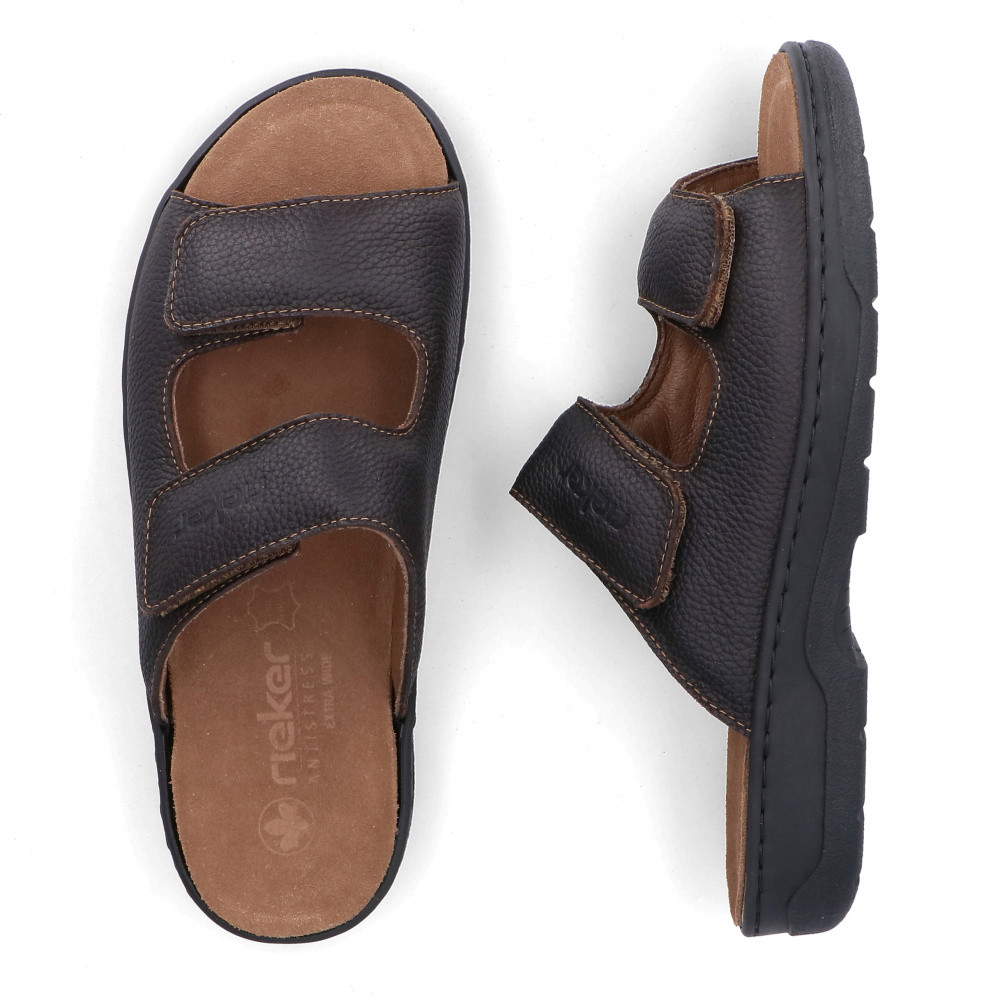 detail Pánské nazouváky RIEKER 20390-24 hnědá S6