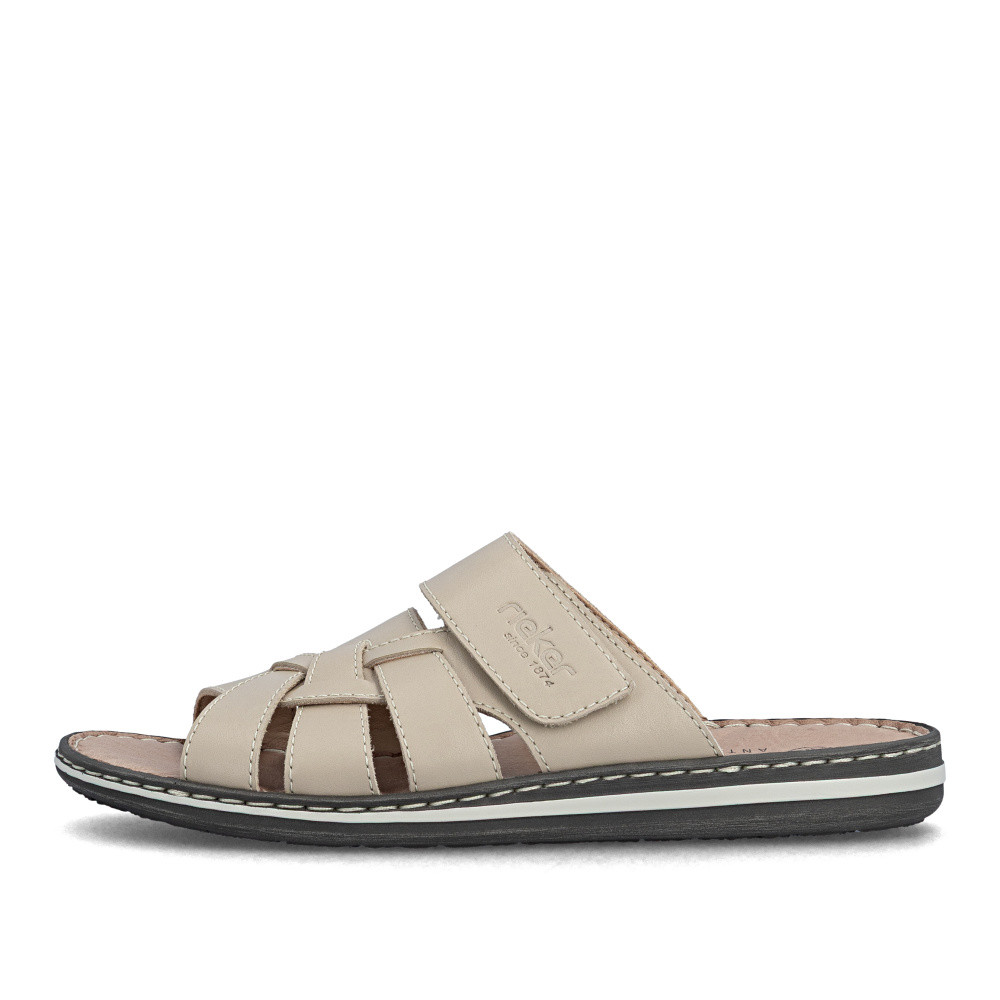 detail Pánské nazouváky RIEKER 21073-60 béžová S6