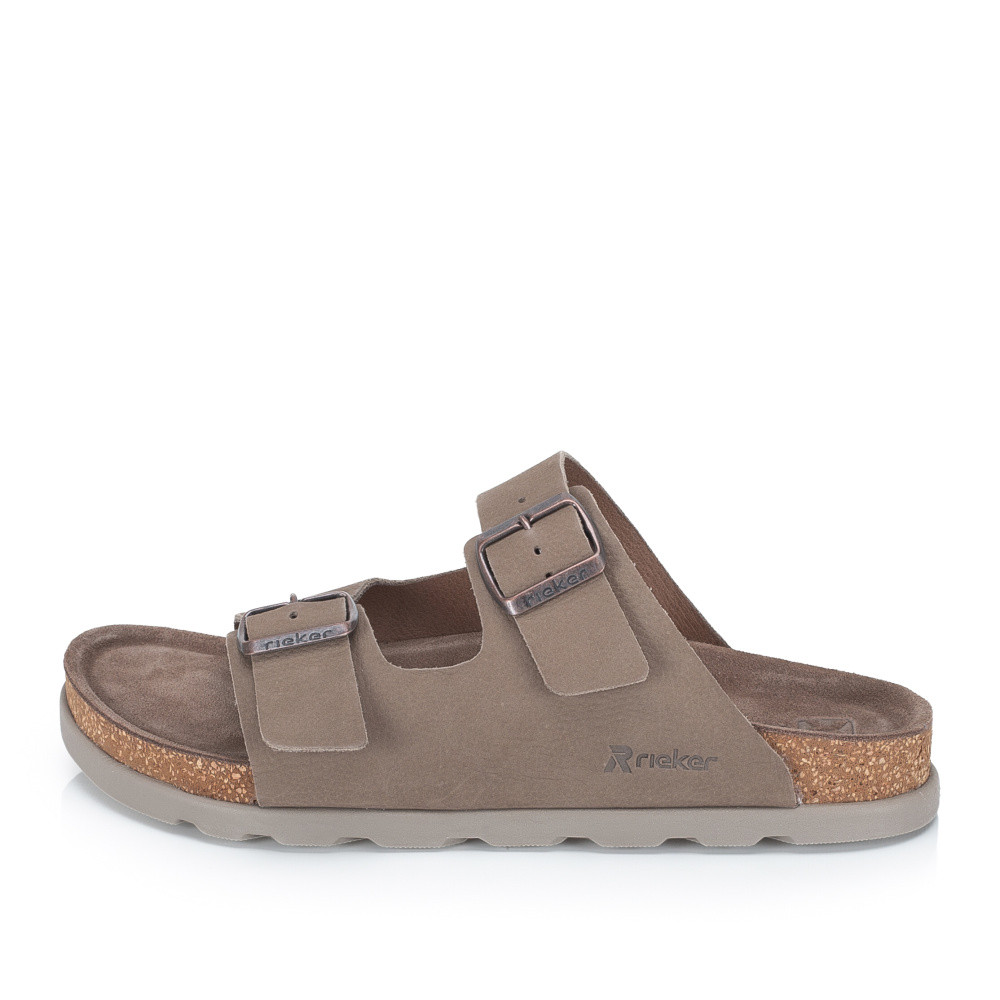 detail Pánské nazouváky RIEKER 21190-64 béžová S6