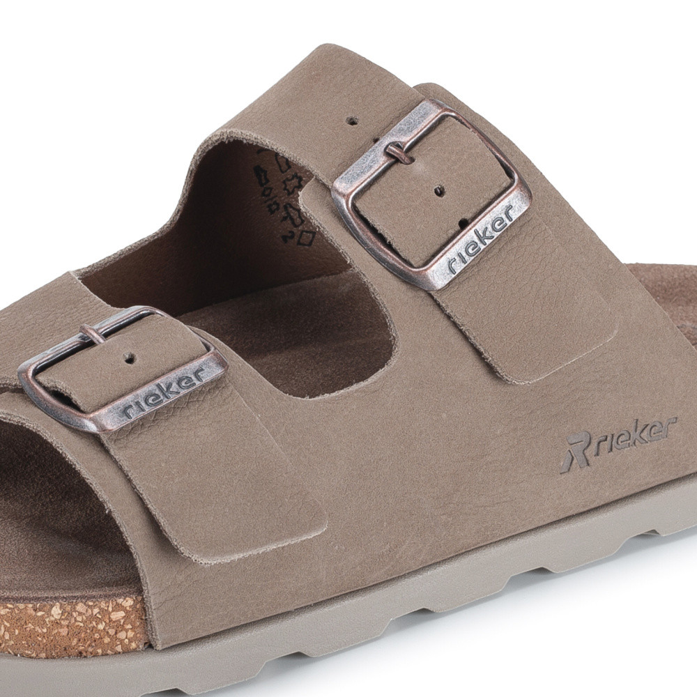 detail Pánské nazouváky RIEKER 21190-64 béžová S6