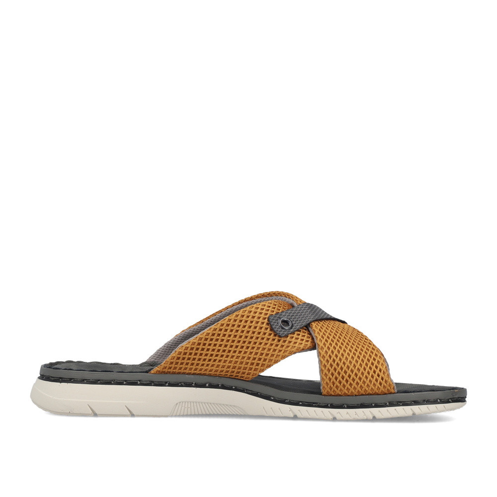 detail Pánské nazouváky RIEKER 21340-68 žlutá S6