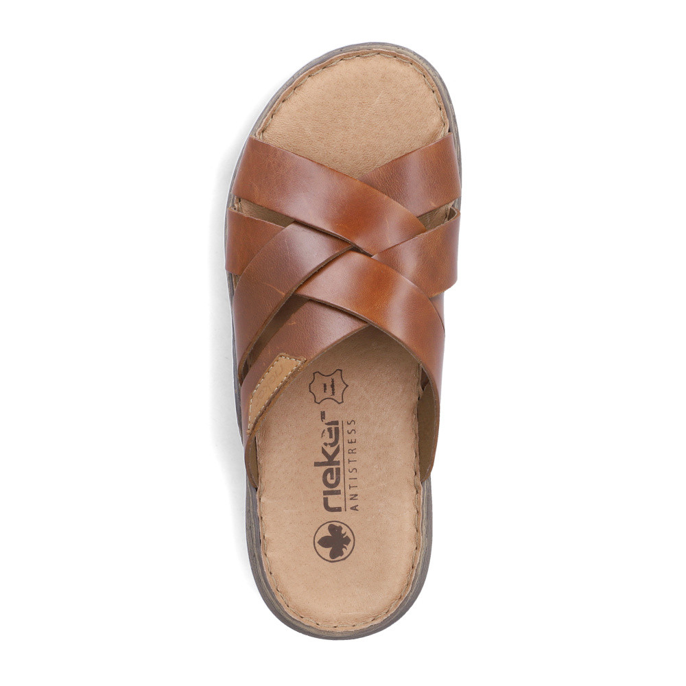 detail Pánské nazouváky RIEKER 22092-24   BROWN   F/S6