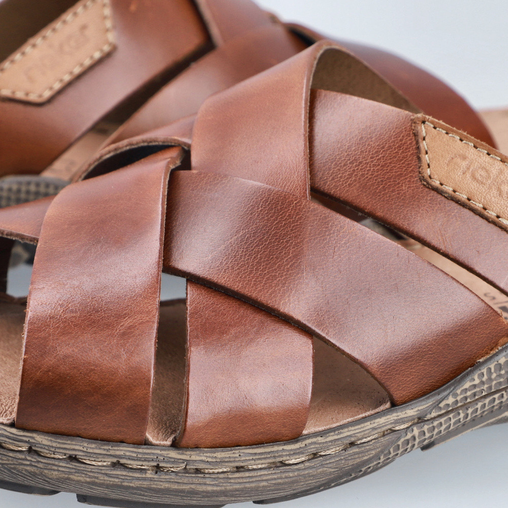 detail Pánské nazouváky RIEKER 22092-24   BROWN   F/S6