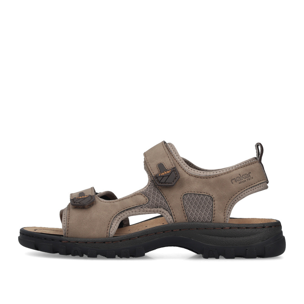 detail Pánské sandály RIEKER 25055-64 béžová S6