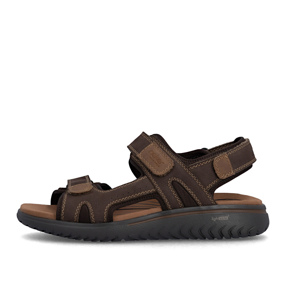 detail Pánské sandály RIEKER 26450-26 hnědá S6