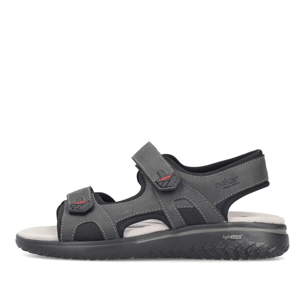 detail Pánské sandály RIEKER 26455-00 černá S6